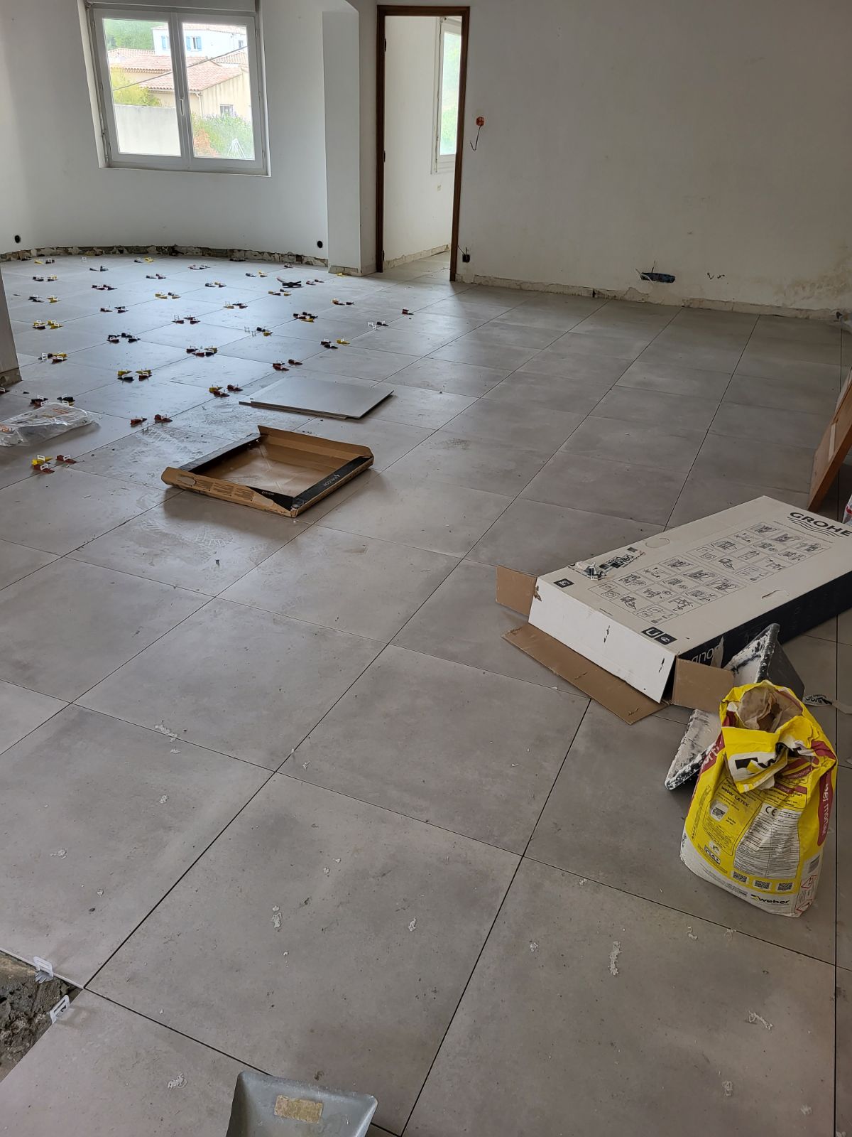 Carrelage gris