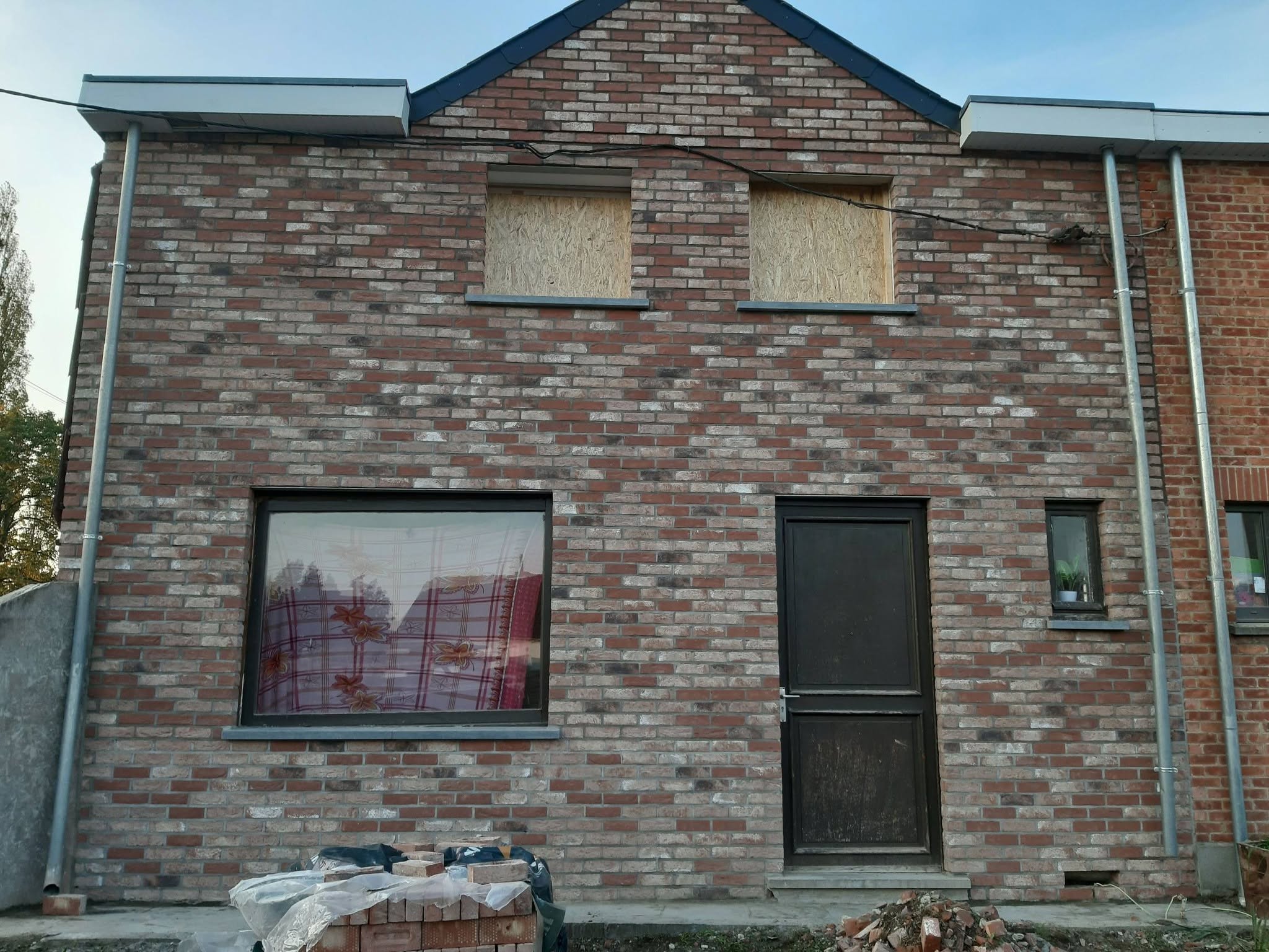 Nouvelle façade après démontage